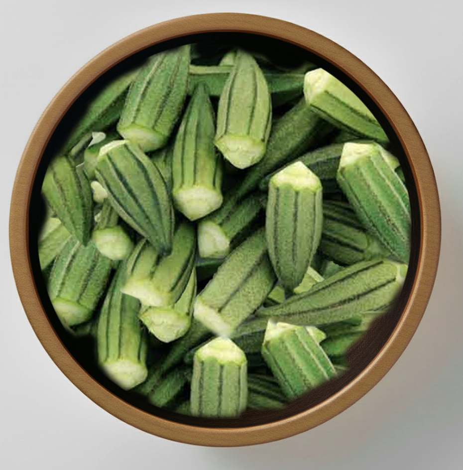Frozen Fruits and Vegetables Okra